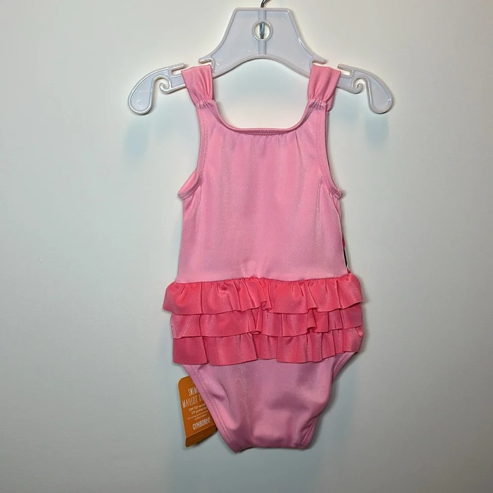 NWT Gymboree baby girl bathing suit 6-12months parrot
